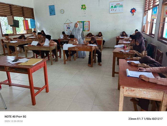 Hari Ke-5 Ujian Akhir Semester Ganjil MIN 2 Bungo Tahun Ajaran 2025/2026