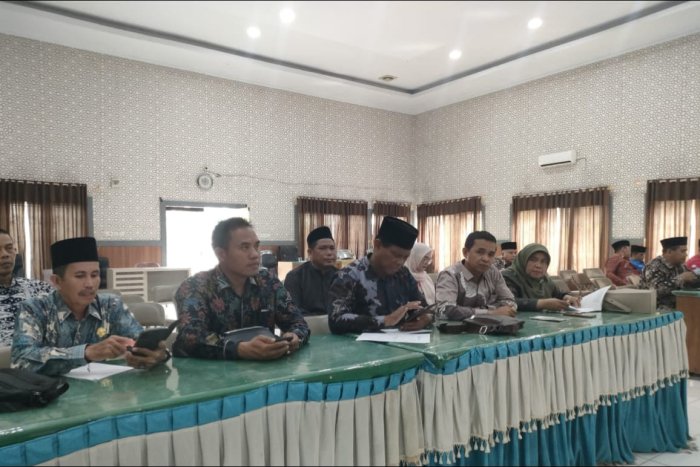 Acara Rapat HAB Ke-80 Kementerian Agama Kabupaten Bungo.